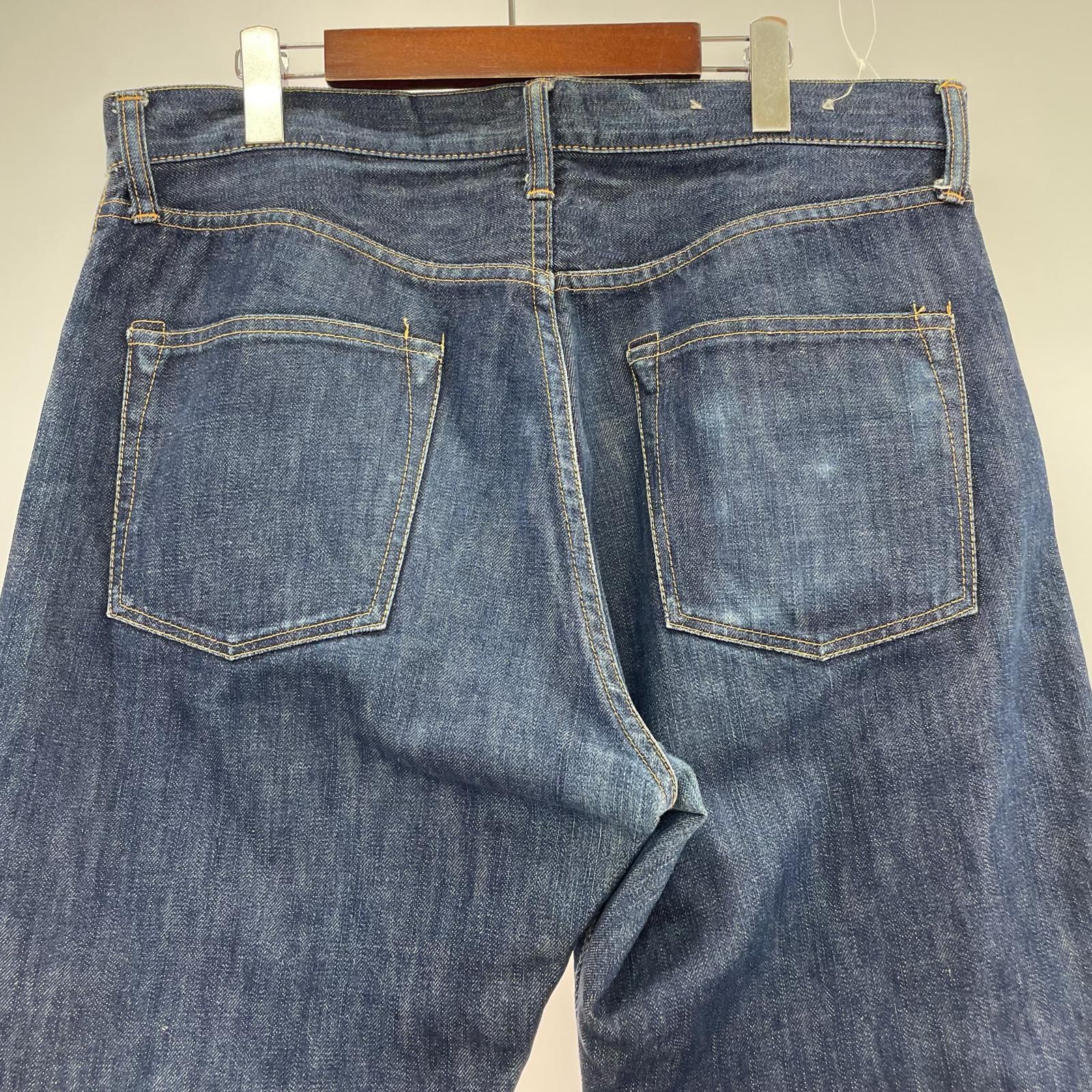 デニムパンツ デニムパンツ　ワイド　紺 29 ネイビー