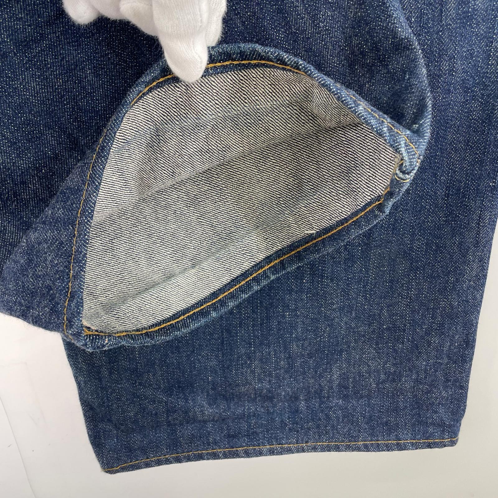 デニムパンツ デニムパンツ　ワイド　紺 29 ネイビー