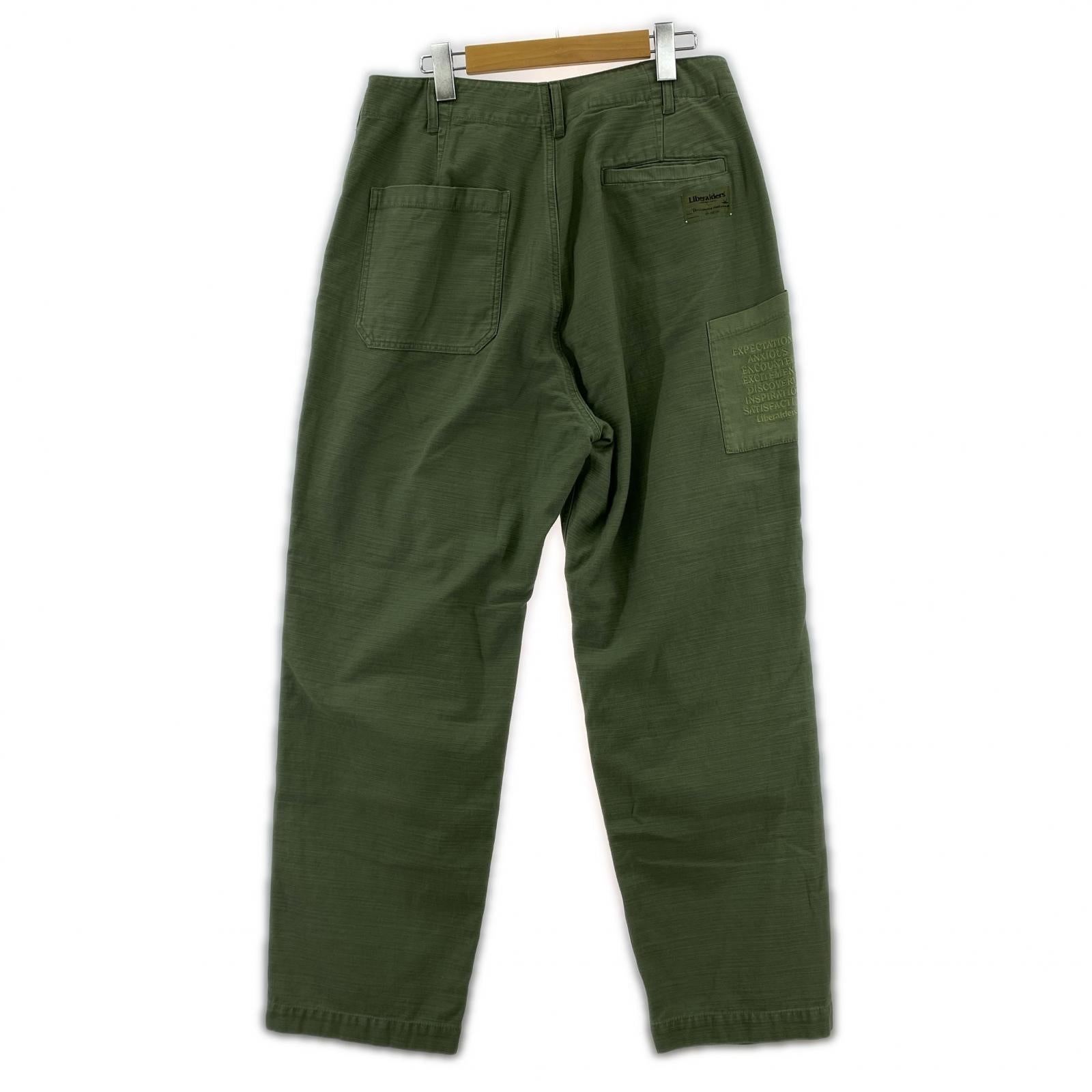 パンツ BACK SATIN MILITARY PANTS S