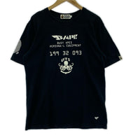 半袖Ｔシャツ プリント ブラック L L ブラック