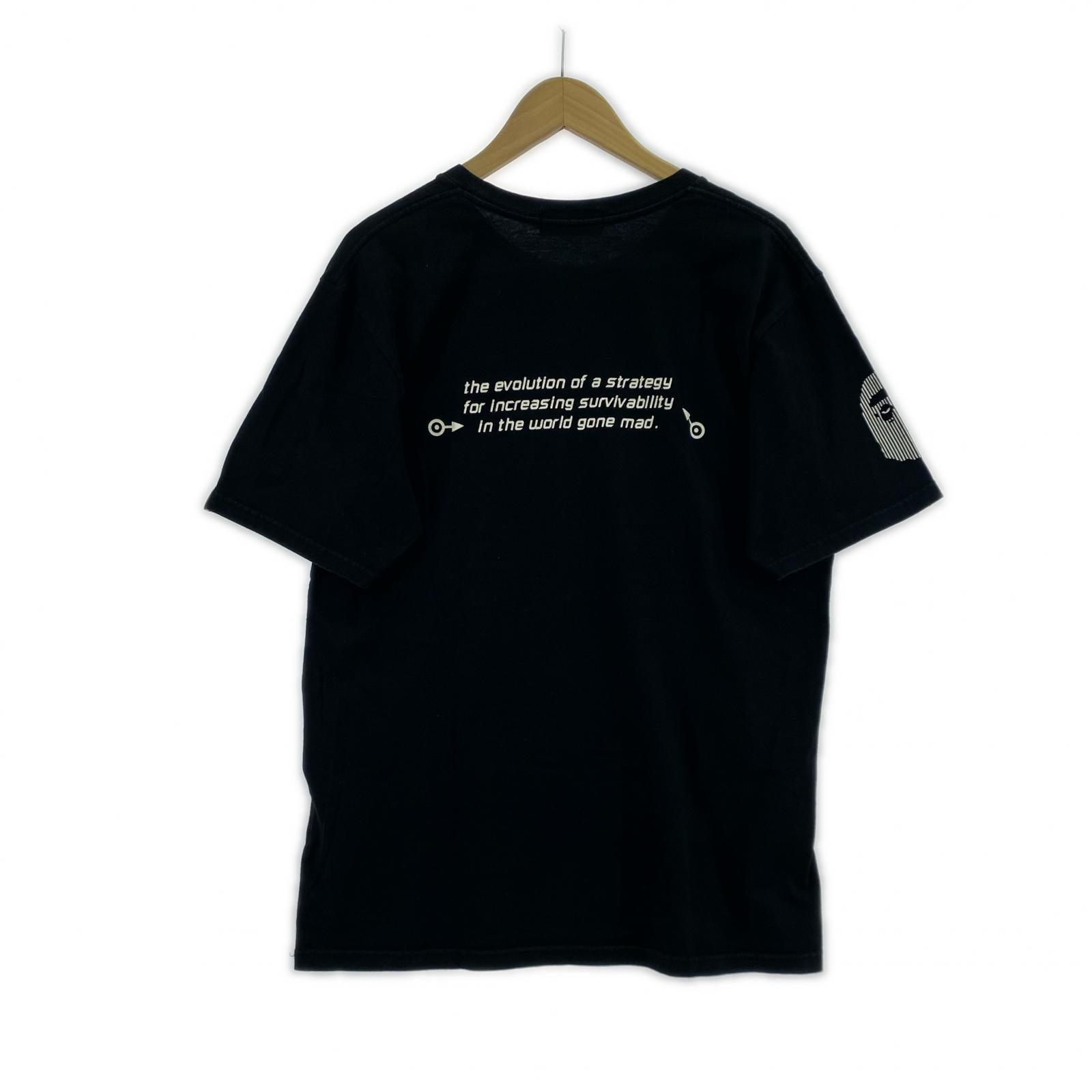 半袖Ｔシャツ プリント ブラック L L ブラック