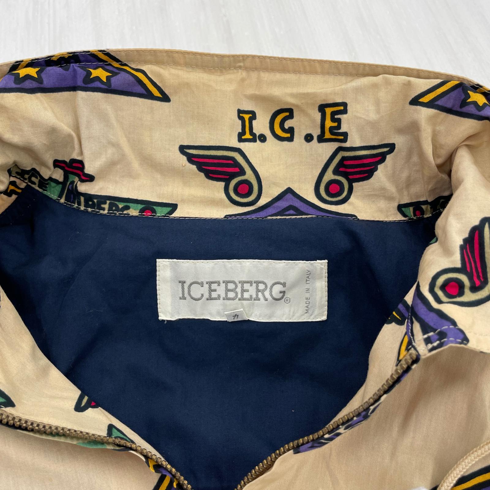 ジャケット ICEBERG 総柄 ブルゾン ベージュ