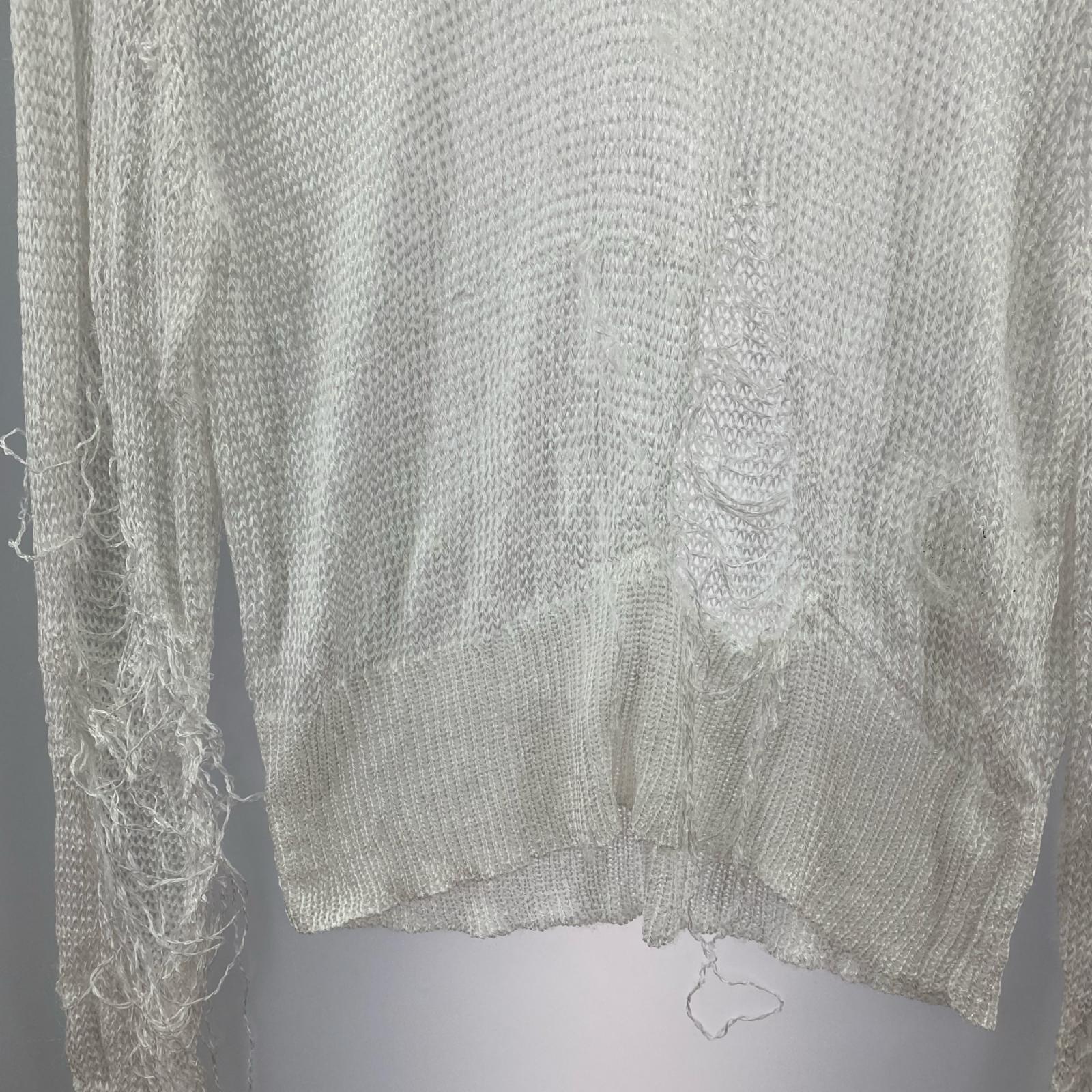 長袖Ｔシャツ ORIMI ｼｰｽﾙｰｶｯﾄｿｰ F フリー ホワイト