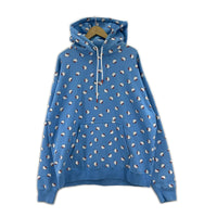 パーカー ×HELLO KITTY パーカー 青 (XXL) ブルー