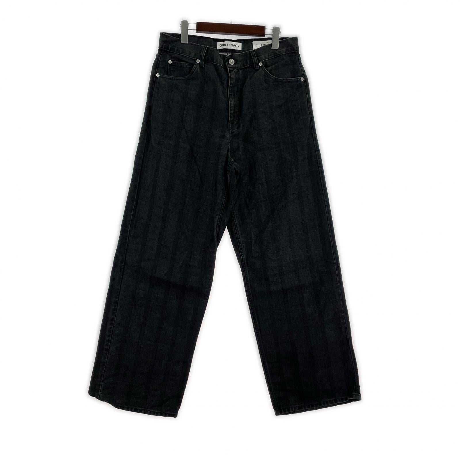 デニムパンツ VAST CUT Black Coated Herringbone (31) 31 ブラック
