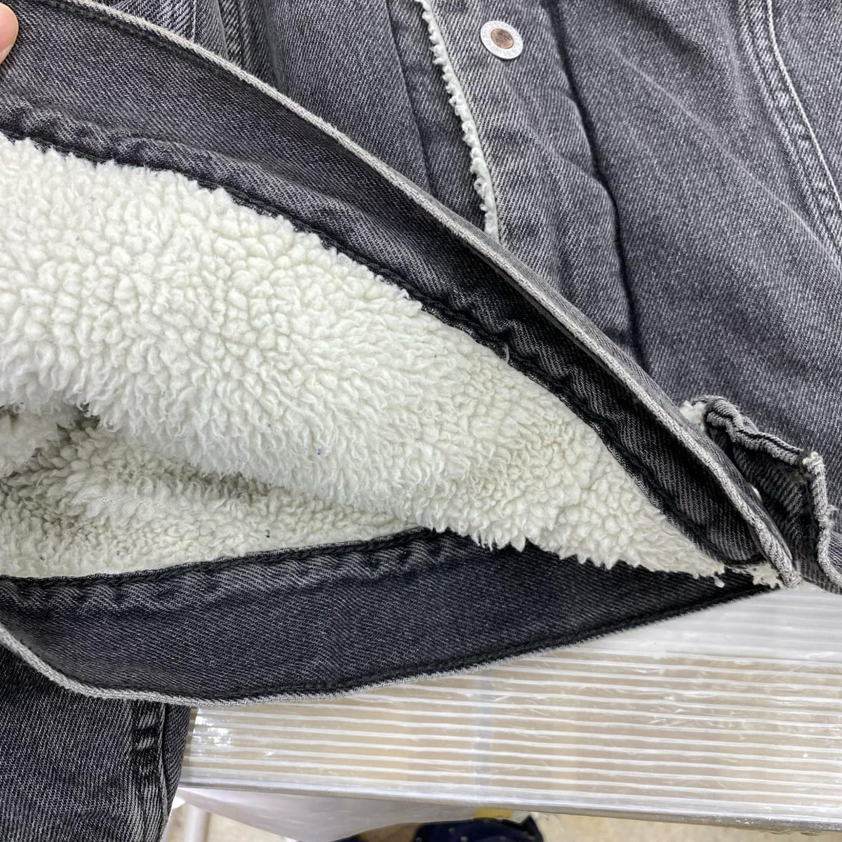 デニムジャケット silver tab ﾎﾞｱﾃﾞﾆﾑｼﾞｬｹｯﾄ 灰 (XL) グレー
