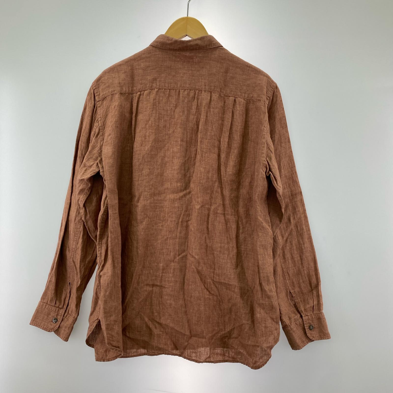 長袖シャツ JURGEN LEHL リネンシャツ 赤 レッド