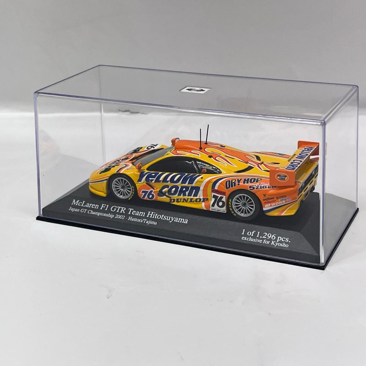 minichamps mclaren f1 gtr 1/43スケールダイキャストミニカー「マクラーレン F1 GTR チーム・ヒトツヤマ #76 JGTC 2002（イエローコーン） ミニチャンプス（Minichamps） スケールカー