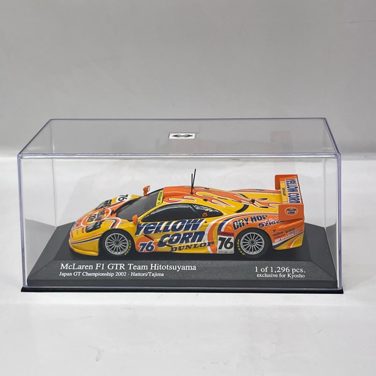 minichamps mclaren f1 gtr 1/43スケールダイキャストミニカー「マクラーレン F1 GTR チーム・ヒトツヤマ #76 JGTC 2002（イエローコーン） ミニチャンプス（Minichamps） スケールカー