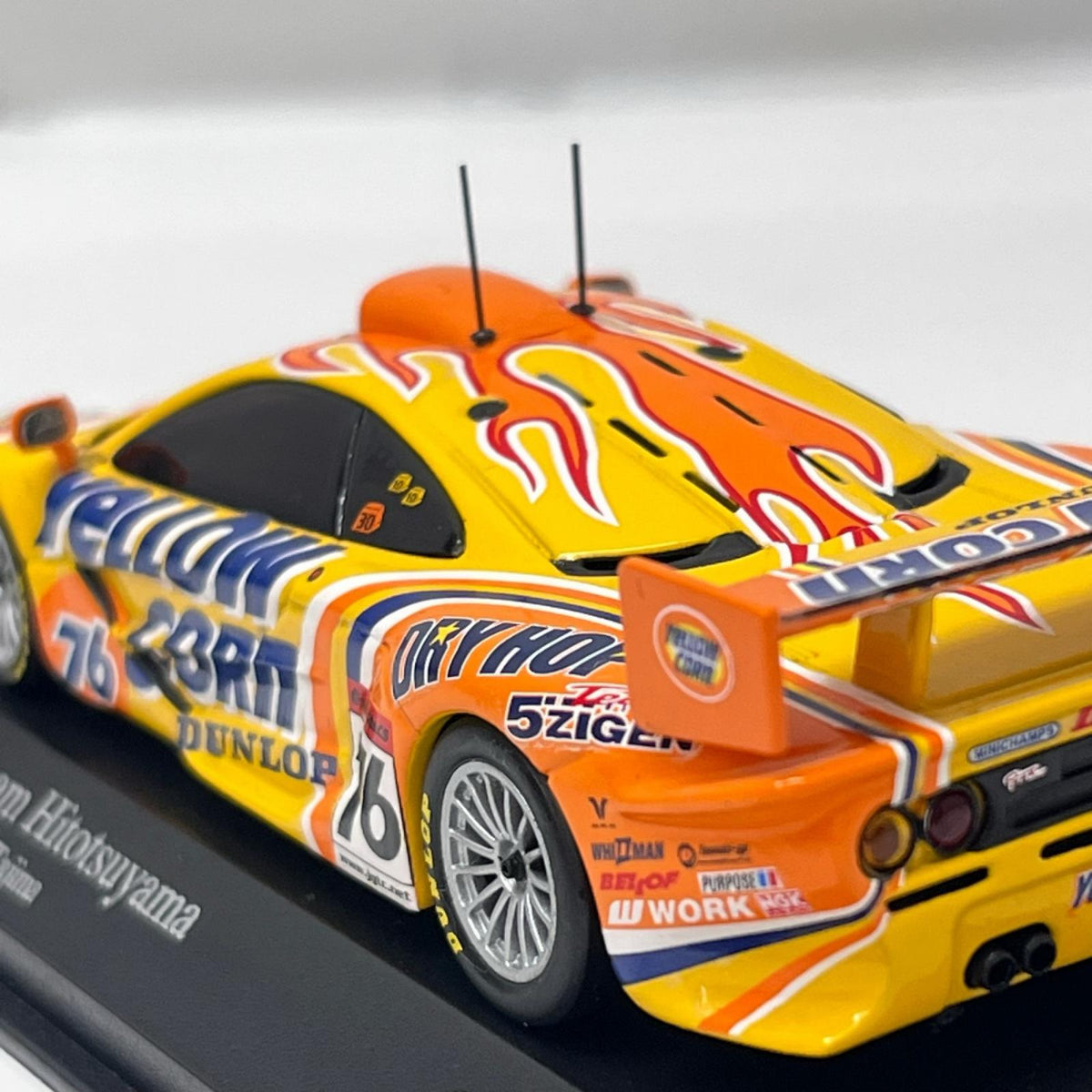 minichamps mclaren f1 gtr 1/43スケールダイキャストミニカー「マクラーレン F1 GTR チーム・ヒトツヤマ #76 JGTC 2002（イエローコーン） ミニチャンプス（Minichamps） スケールカー
