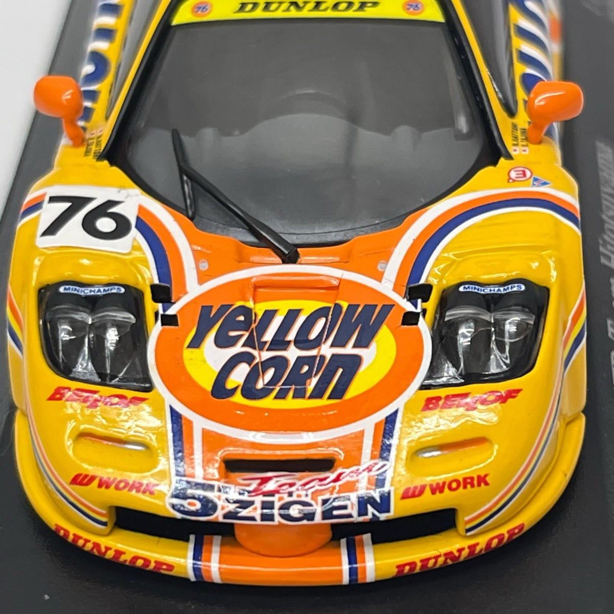 minichamps mclaren f1 gtr 1/43スケールダイキャストミニカー「マクラーレン F1 GTR チーム・ヒトツヤマ #76 JGTC 2002（イエローコーン） ミニチャンプス（Minichamps） スケールカー