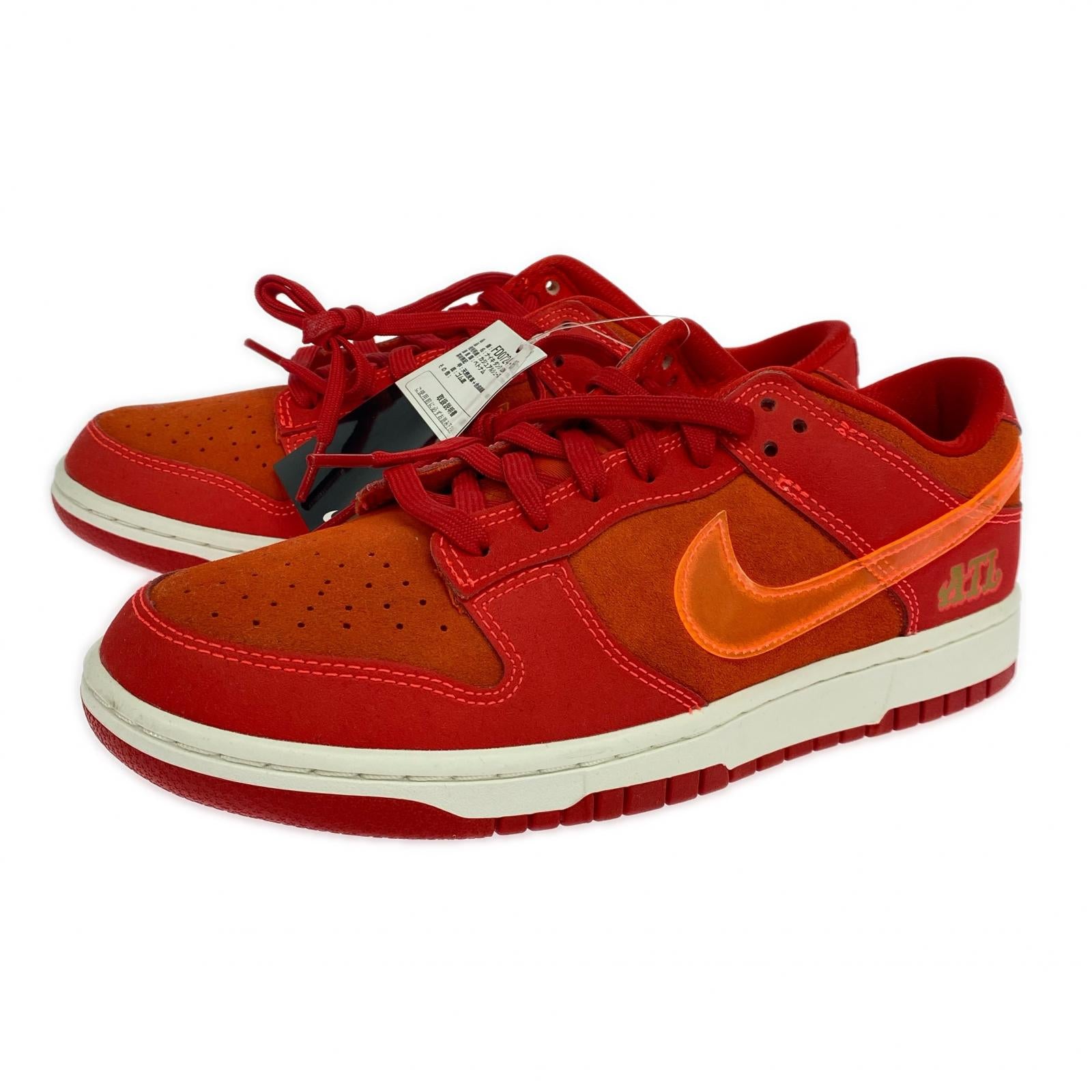 スニーカー NIKE DUNK LOW ATL FD0724-657 (27) 未使用品 27cm (US9 UK8 1/2 EU44) レッド