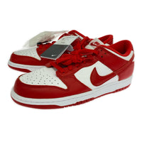スニーカー NIKE DUNK LOW SP CU1727-100 White and University Red (27) 未使用品 27cm (US9 UK8 1/2 EU44)
