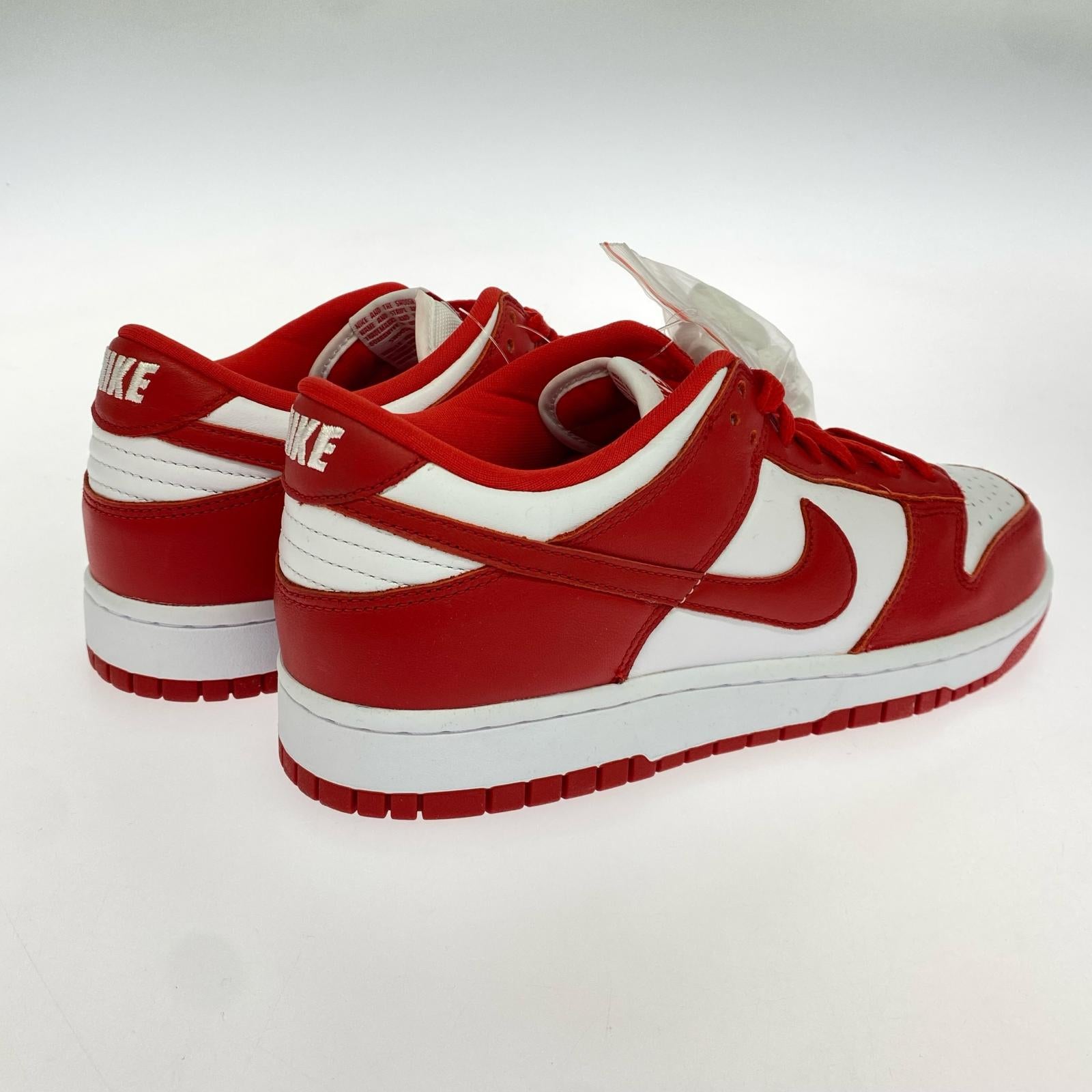 スニーカー NIKE DUNK LOW SP CU1727-100 White and University Red (27) 未使用品 27cm (US9 UK8 1/2 EU44)