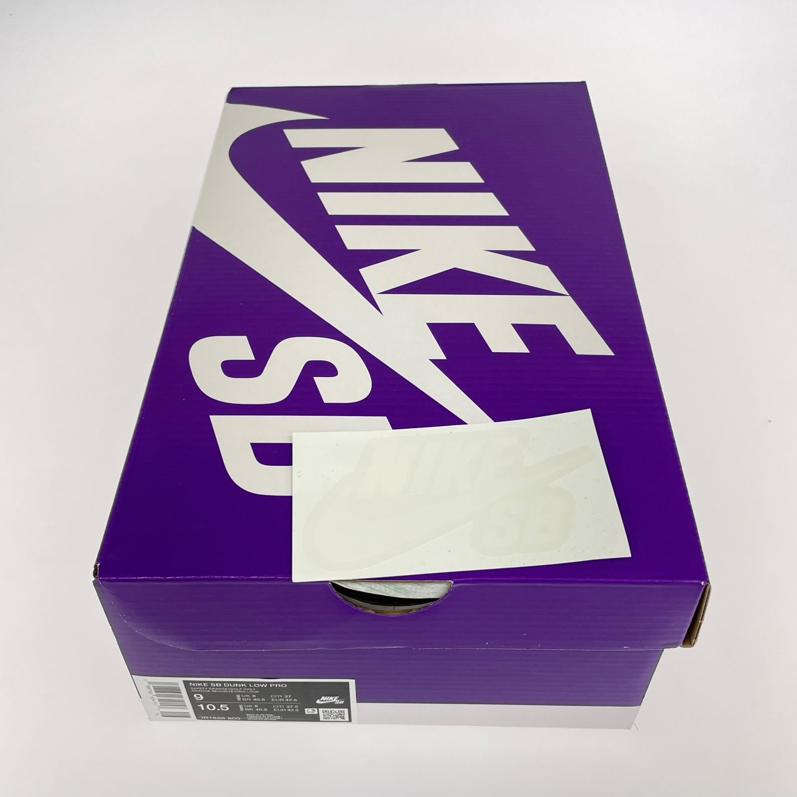 スニーカー NIKE SB DUNK LOW PRO IR1888-800 ミュニ ファスト パス (27) 未使用品 27cm (US9 UK8 1/2 EU44)