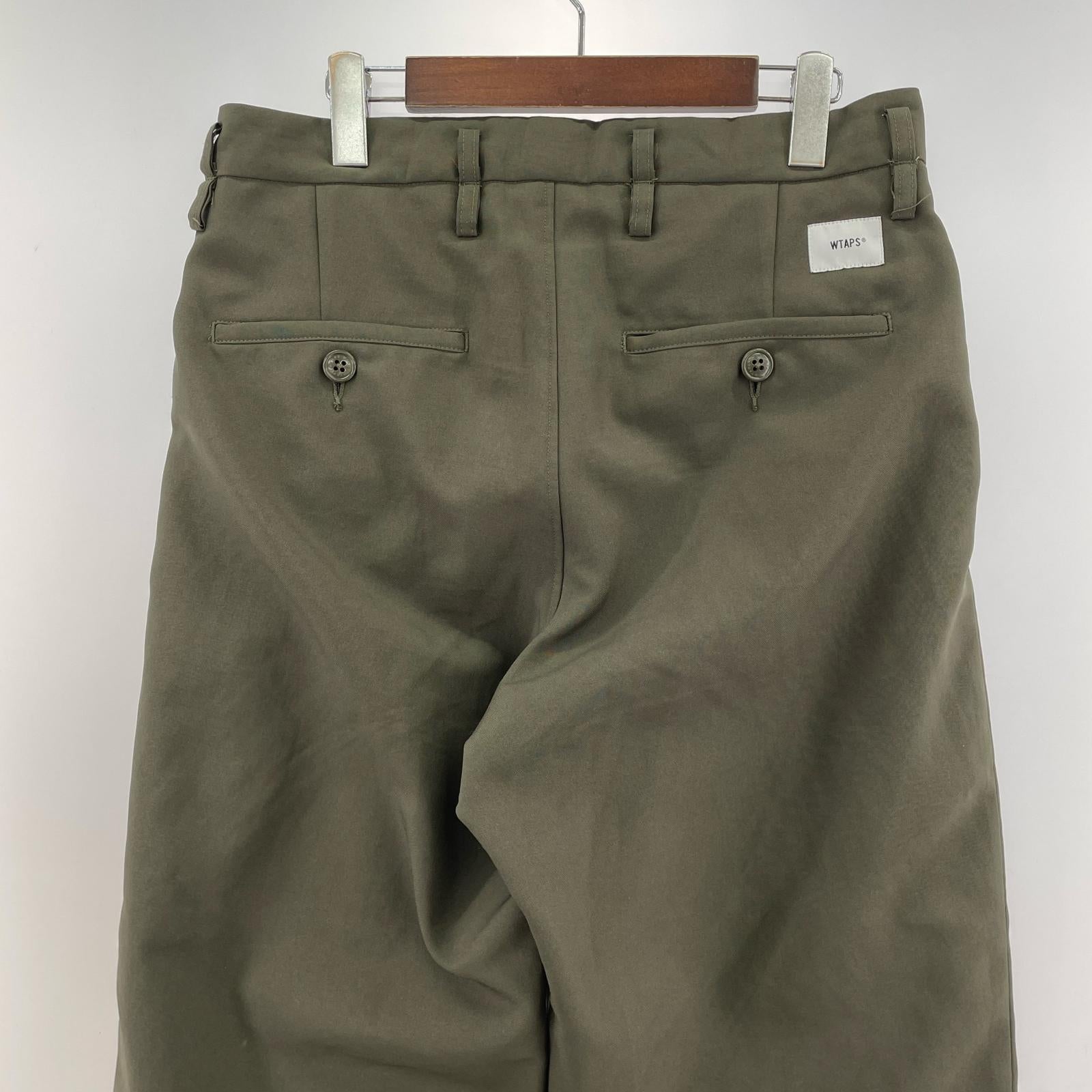 パンツ 18SS 181GWDT-PTM02 TUCK 01 カーキ (02)