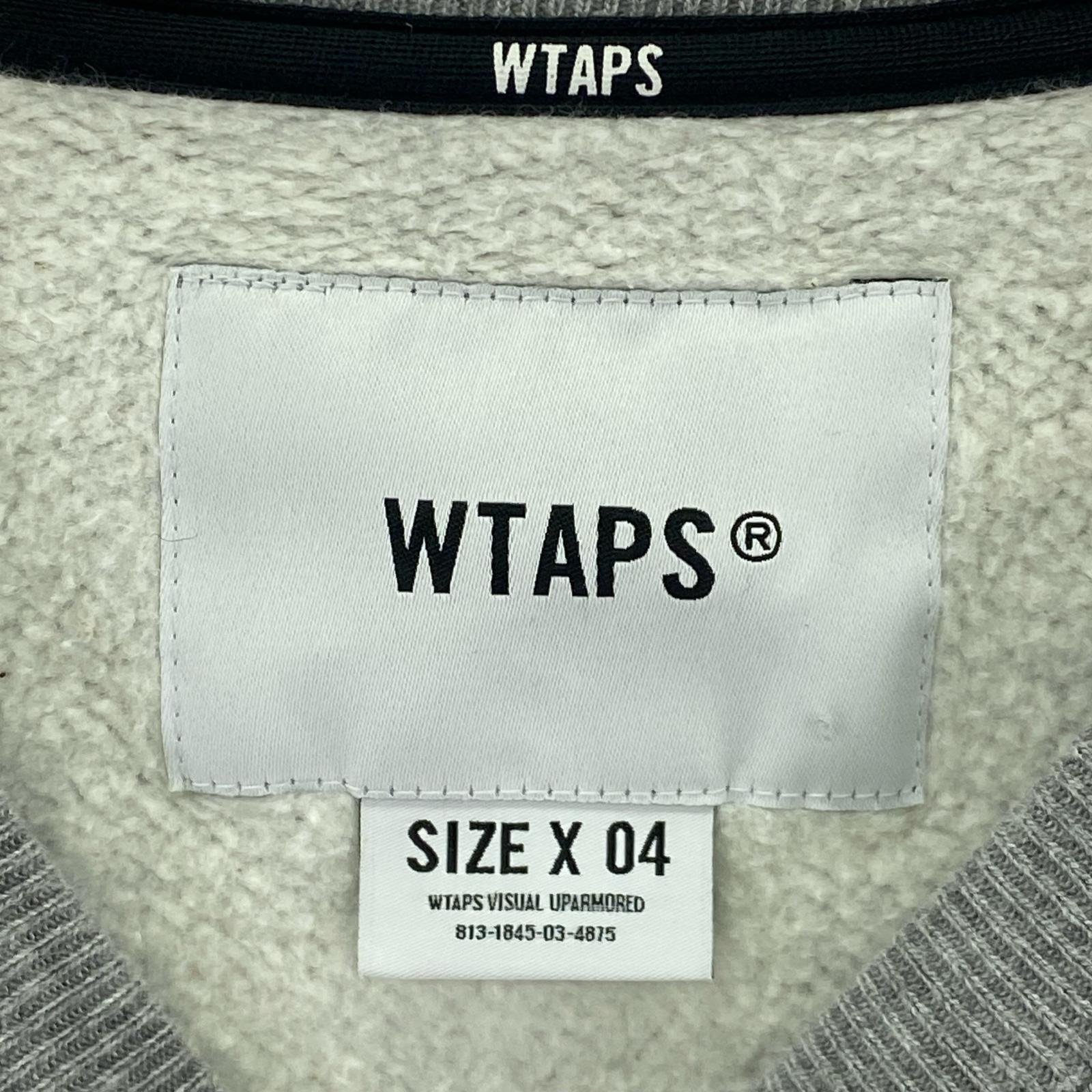 スウェット WTAPS 24AW ACADEMY SWEATER COTTON -x04 グレー