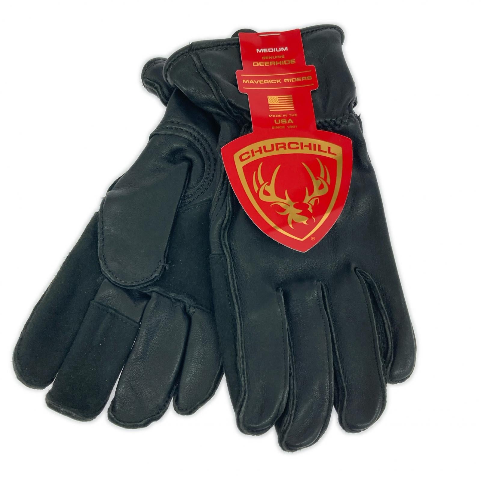その他アクセサリー CHURCHILL レザーグローブ (M) M ブラック