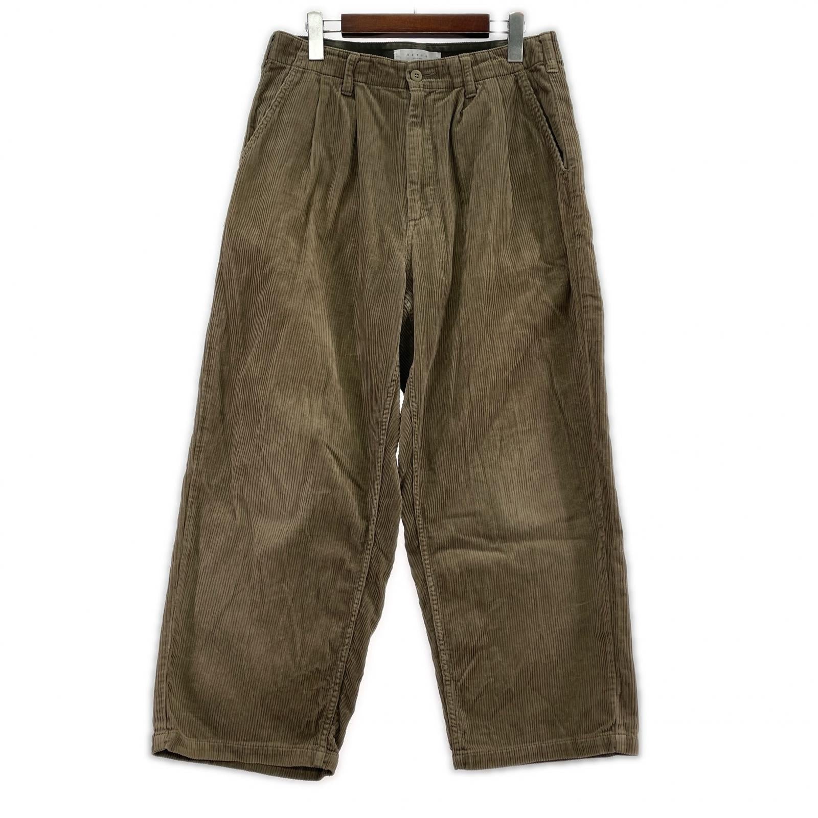 パンツ SETTO コーデュロイ 黒 M ブラウン