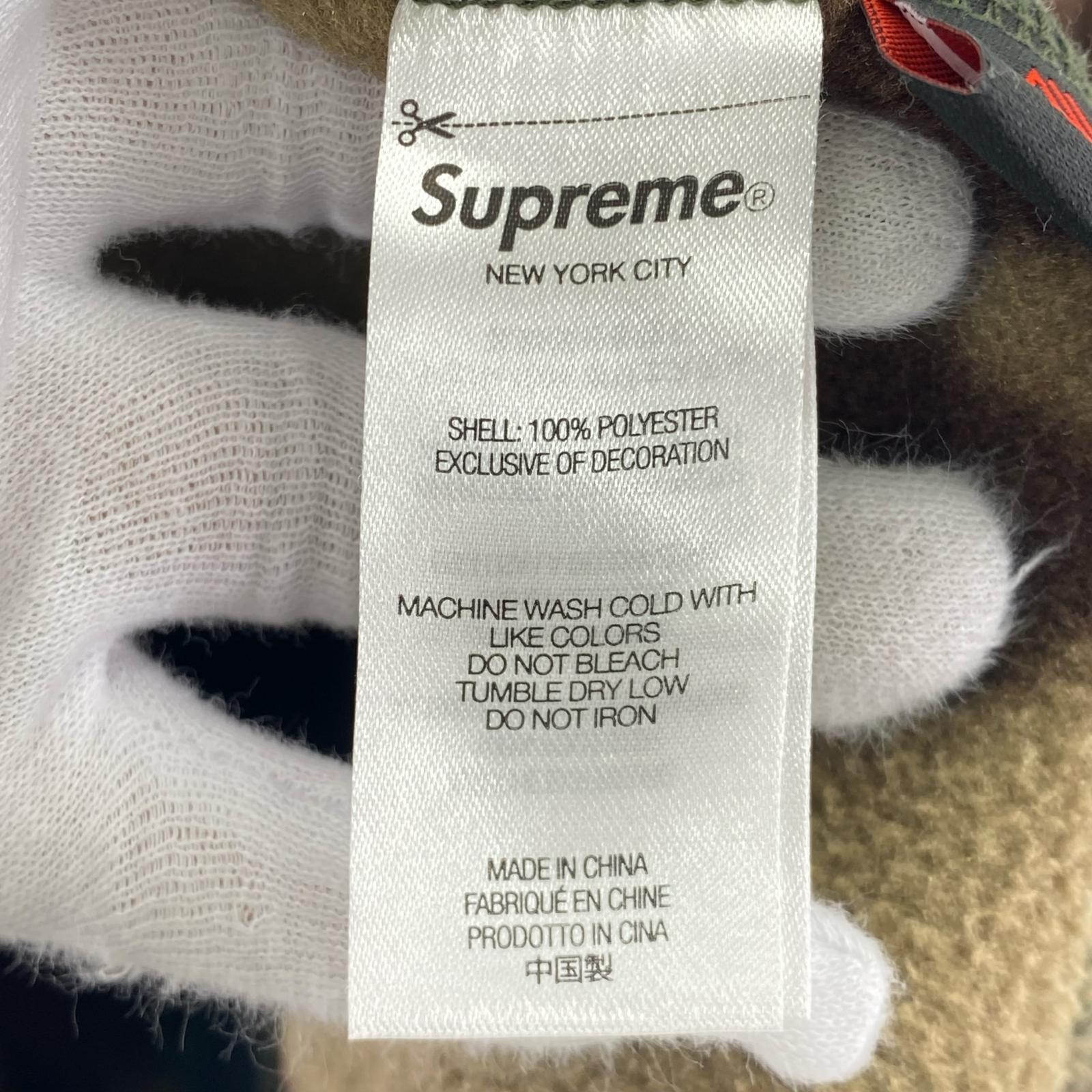ジャケット Supreme 22AW polartec zip jacket camo (XL)