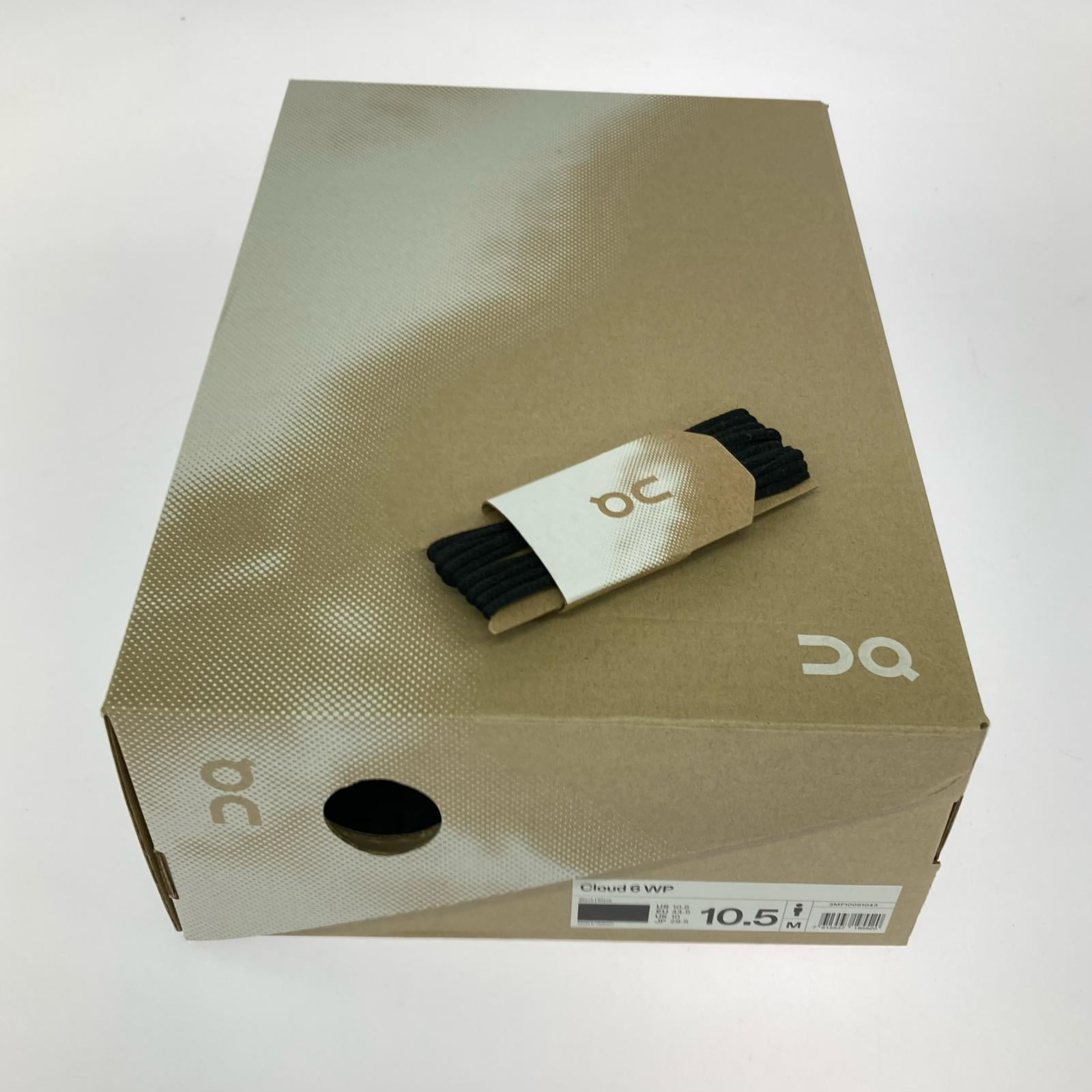 スニーカー On　クラウド 6 ウォータープルーフ 28.5cm (US10 1/2 UK10 EU47) ブラック