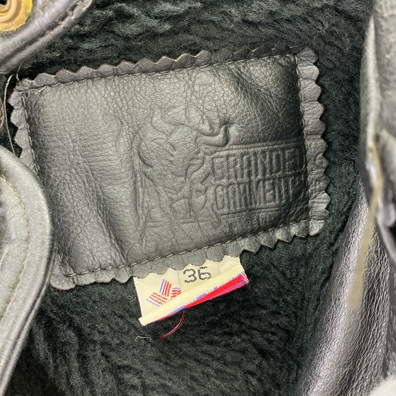 ライダースジャケット branded garments 36 ブラック