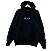 パーカー 21AW Box Logo Hooded SweatShirt 黒 (M) M ブラック