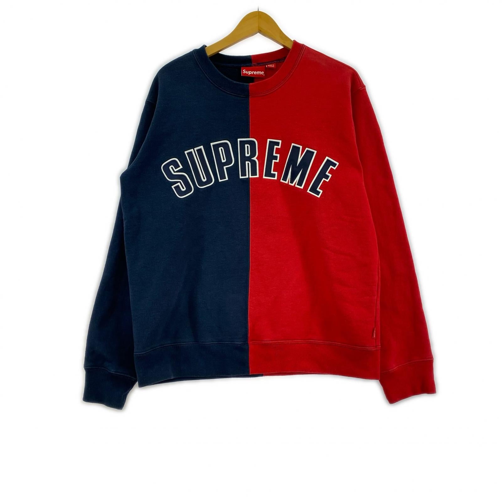 スウェット 18AW Split Crewneck Sweatshirt S S