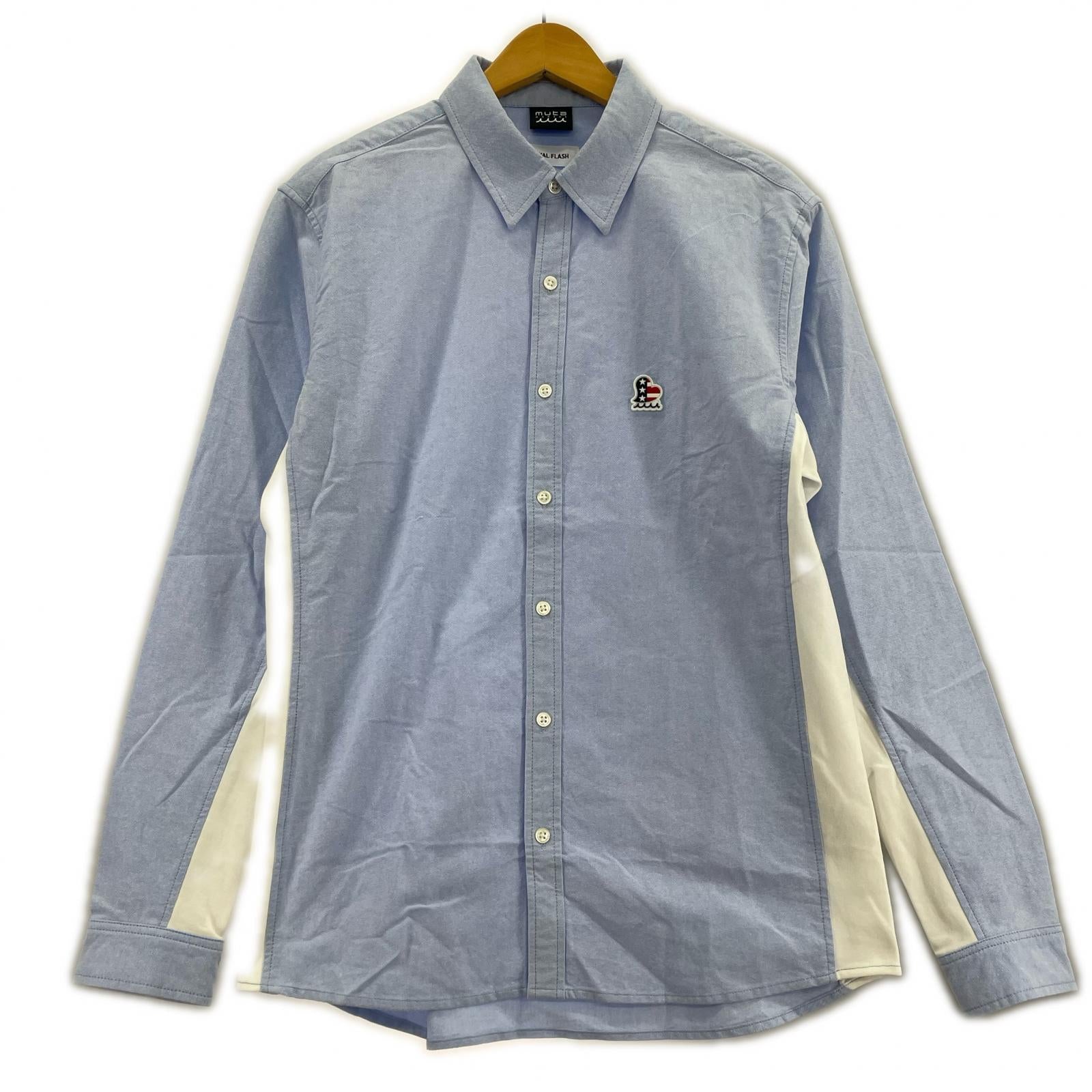 長袖シャツ muta ROYAL FLASH LSシャツ L BLU L