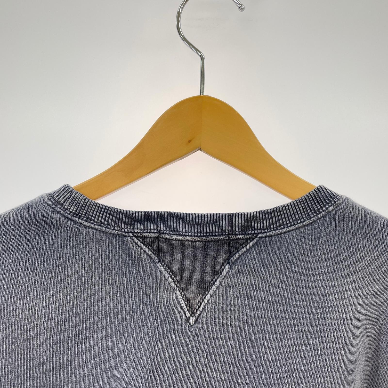 スウェット 両V ガーメントダイ ポケ付きスウェット XL NVY
