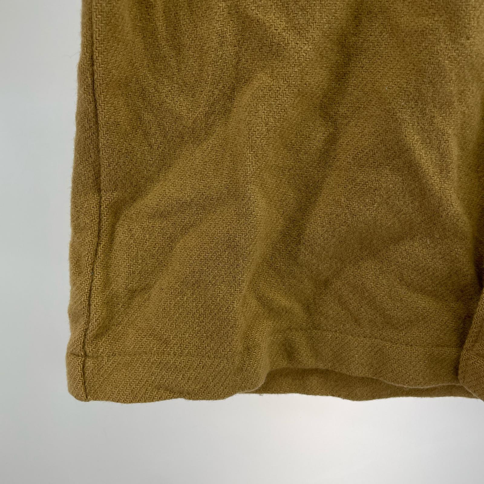 長袖シャツ LOBO by PENDLETON 70s ウールシャツ ボードシャツ キャメル (L) L