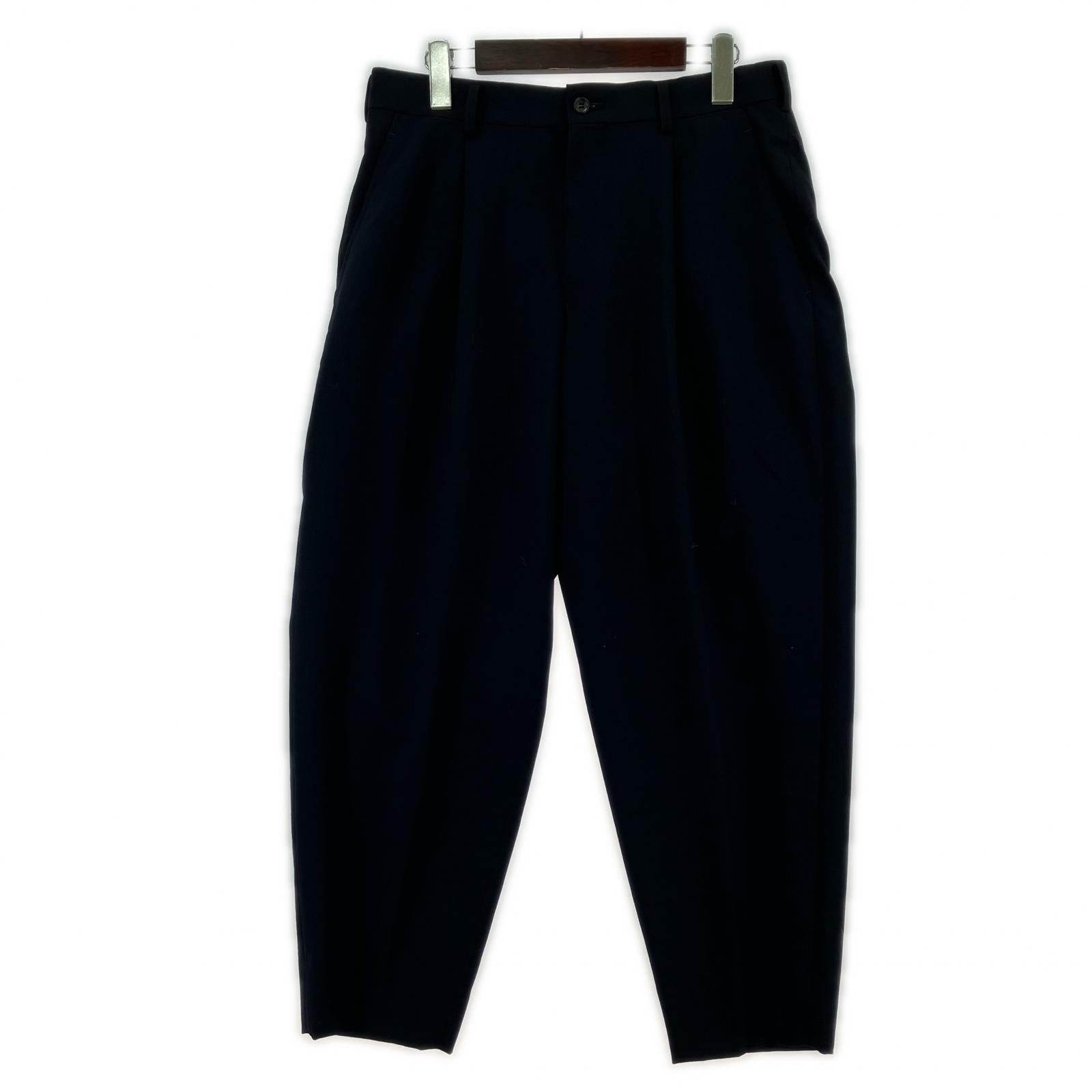 パンツ HOMME DEUX　1タック　S S ブラック