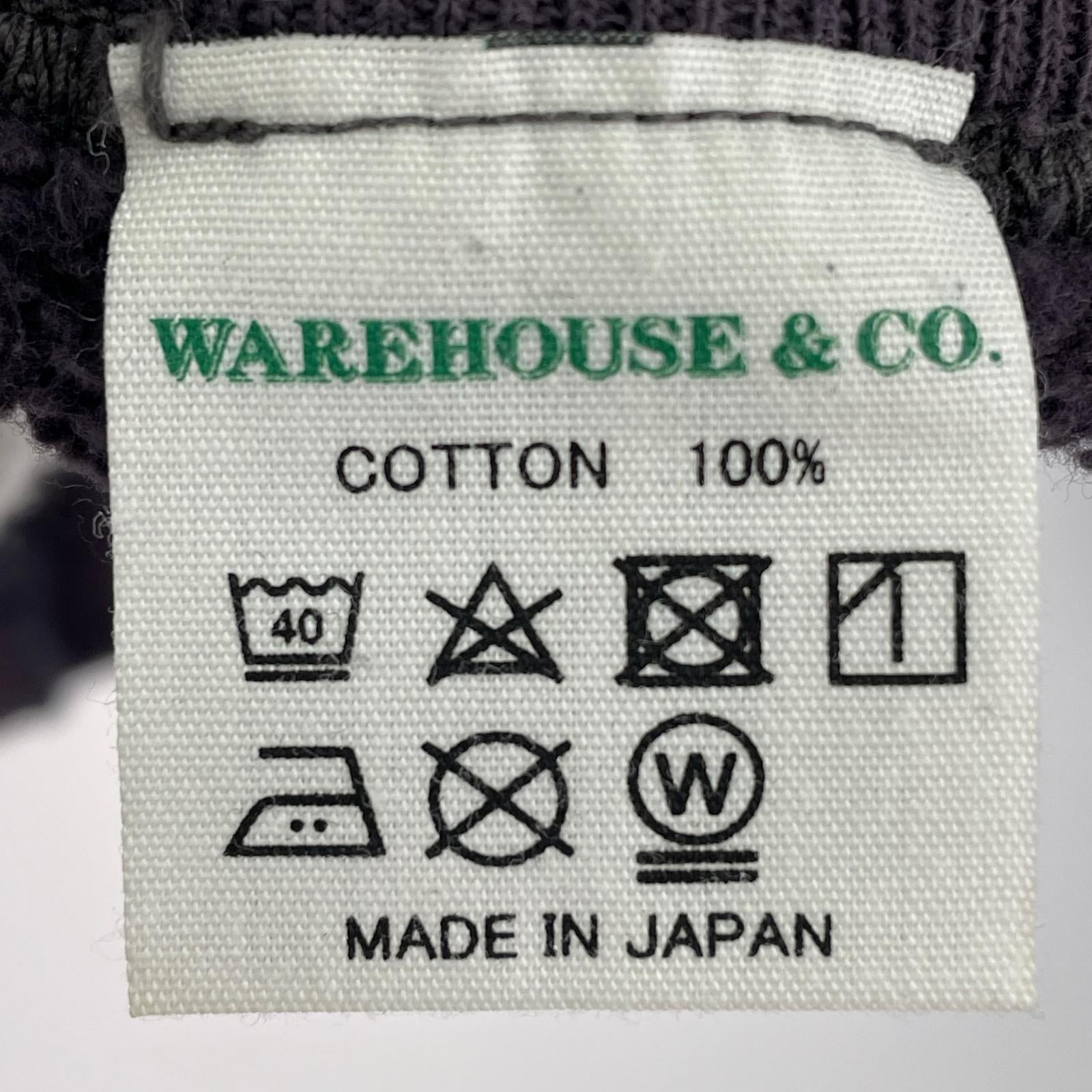 スウェット WAREHOUSE スウェットカーディガン 紺 (40) 40 ネイビー