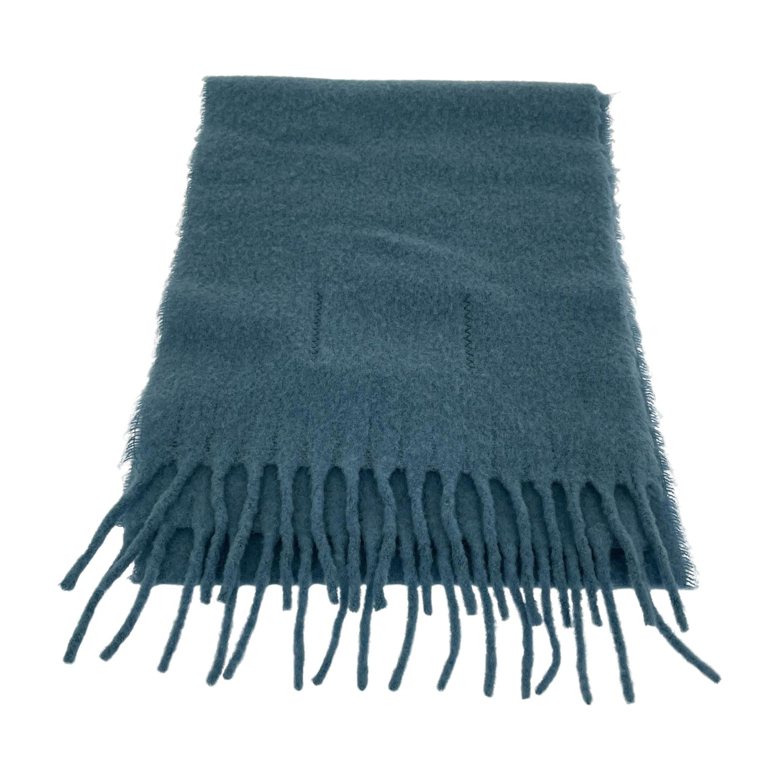 その他アクセサリー 24AW ブラッシュドアルパカナイロンロゴマフラー