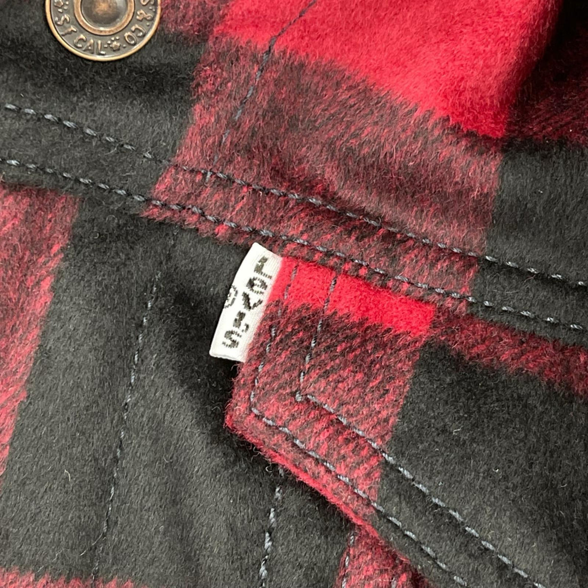 ジャケット 内ﾎﾞｱﾁｪｯｸｼﾞｬｹｯﾄ M M レッド