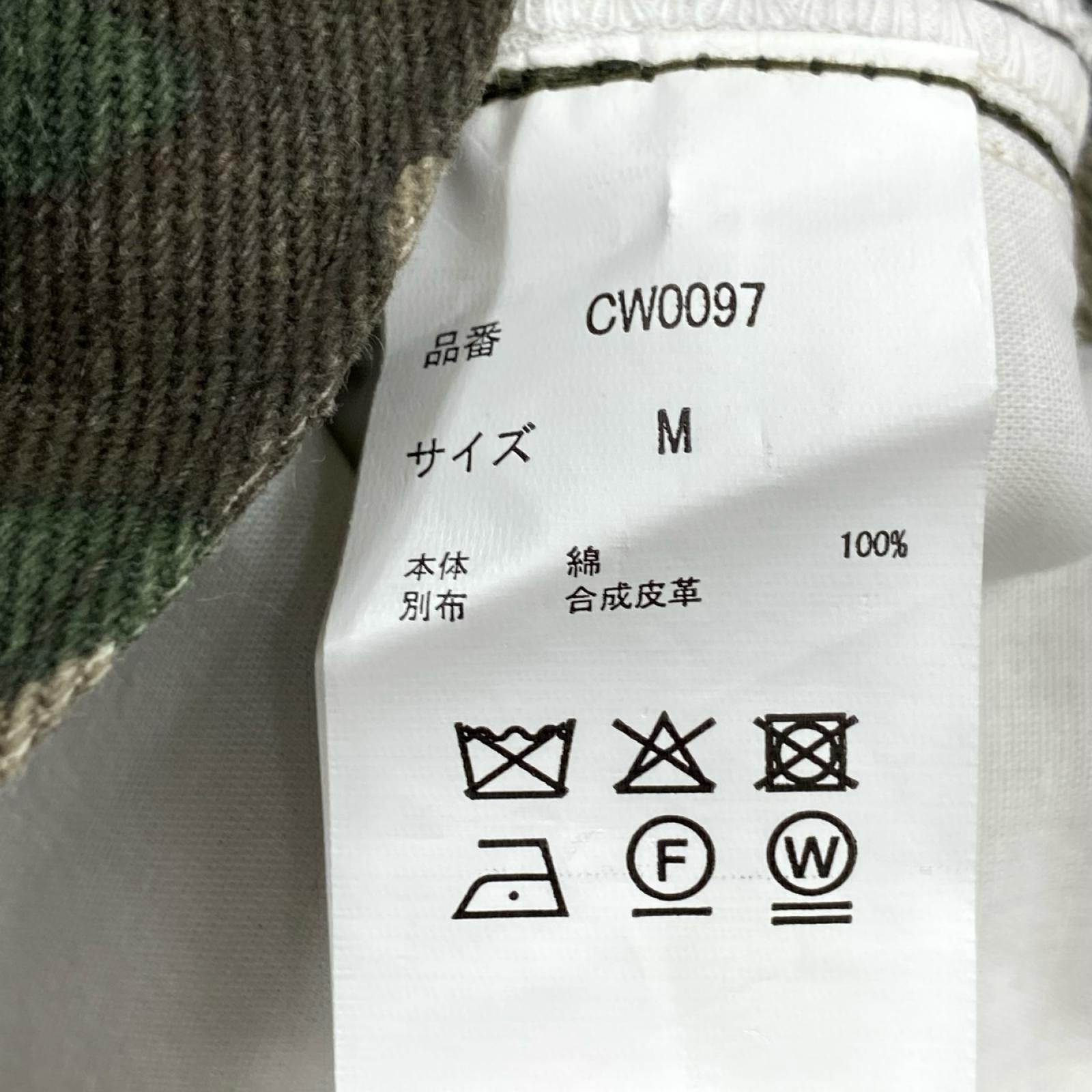 パンツ Camphor wood ｶﾓ柄 ﾚｻﾞｰﾄﾞｯｷﾝｸﾞﾀﾞﾌﾞﾙﾆｰﾊﾟﾝﾂ (w29) M