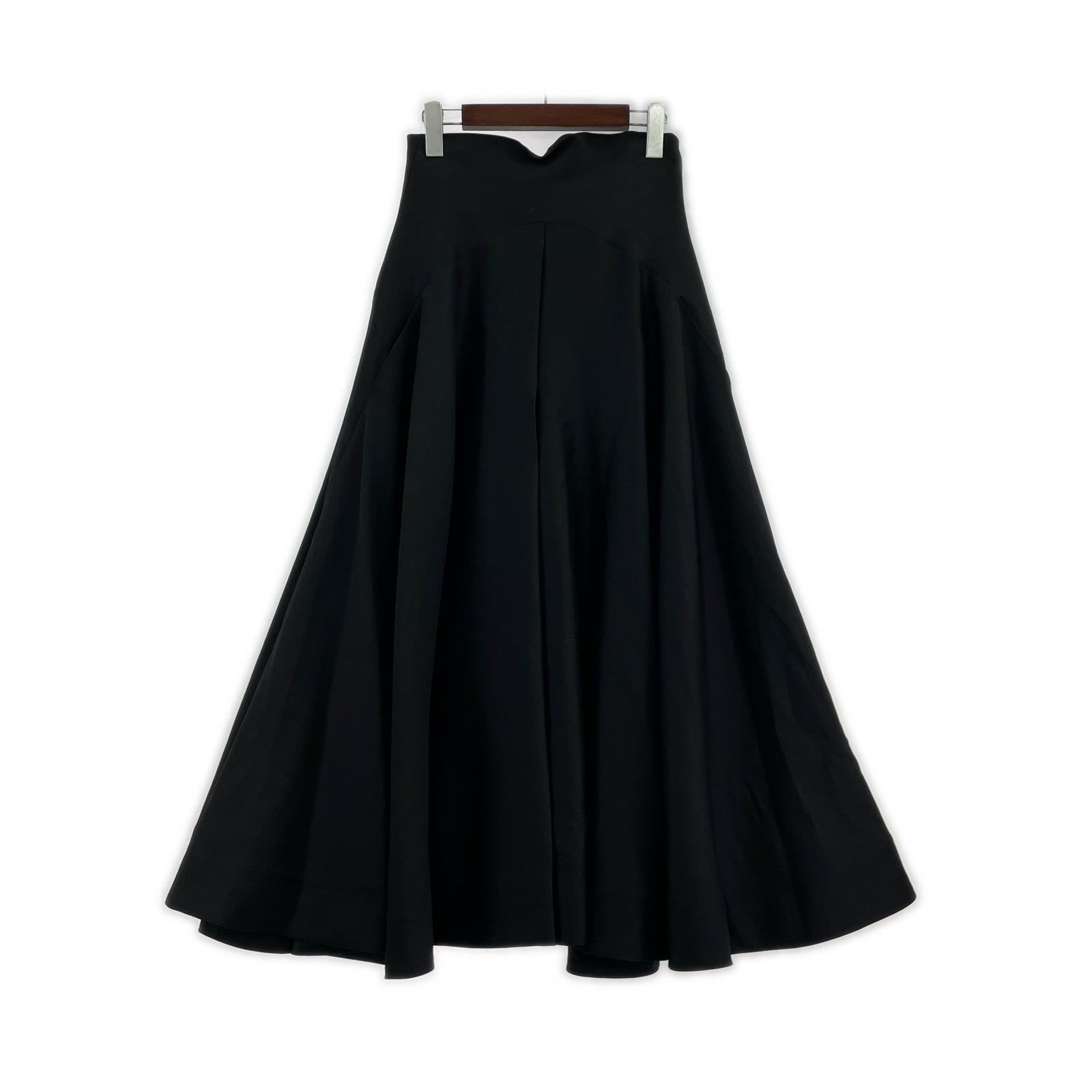 ロングスカート HARUNOBUMURATA　KELSEY　HM24W618-STY02 ブラック