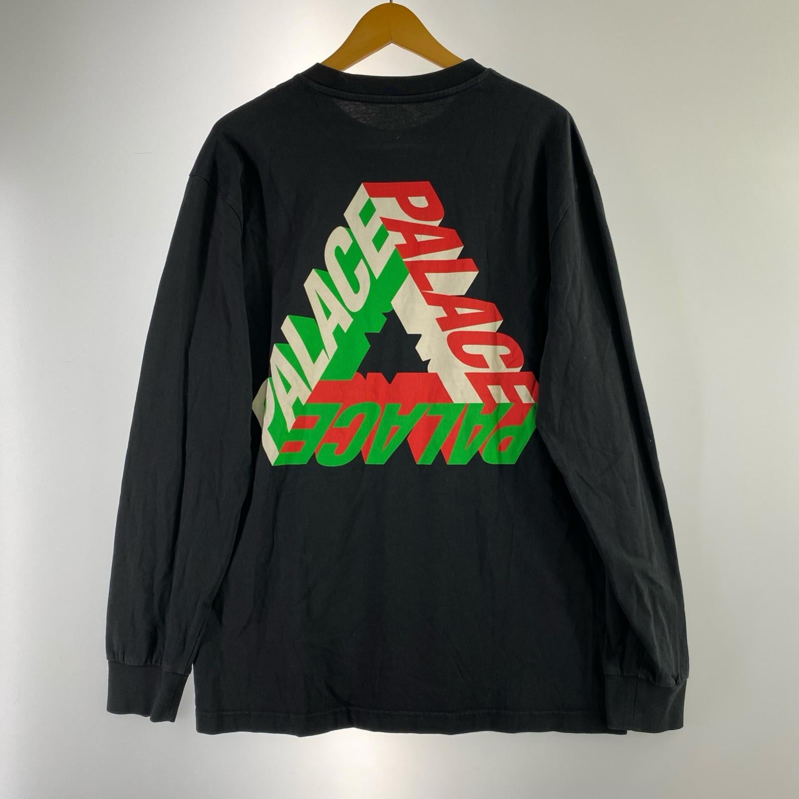 長袖Ｔシャツ PALACE Skateboards P-3D LONGSLEEVE 黒 (L) L ブラック