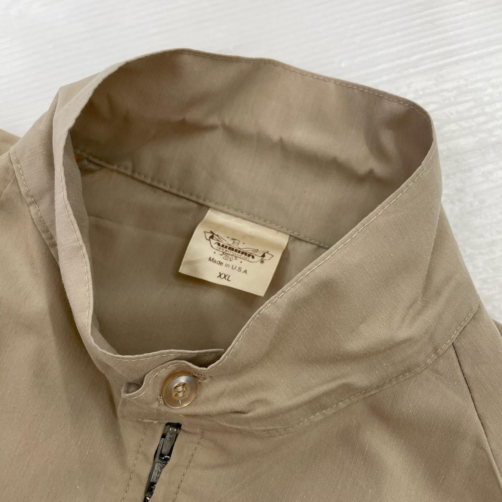 ジャケット Auburn Sportswear 90s ブルゾン ベージュ(XXL) ベージュ