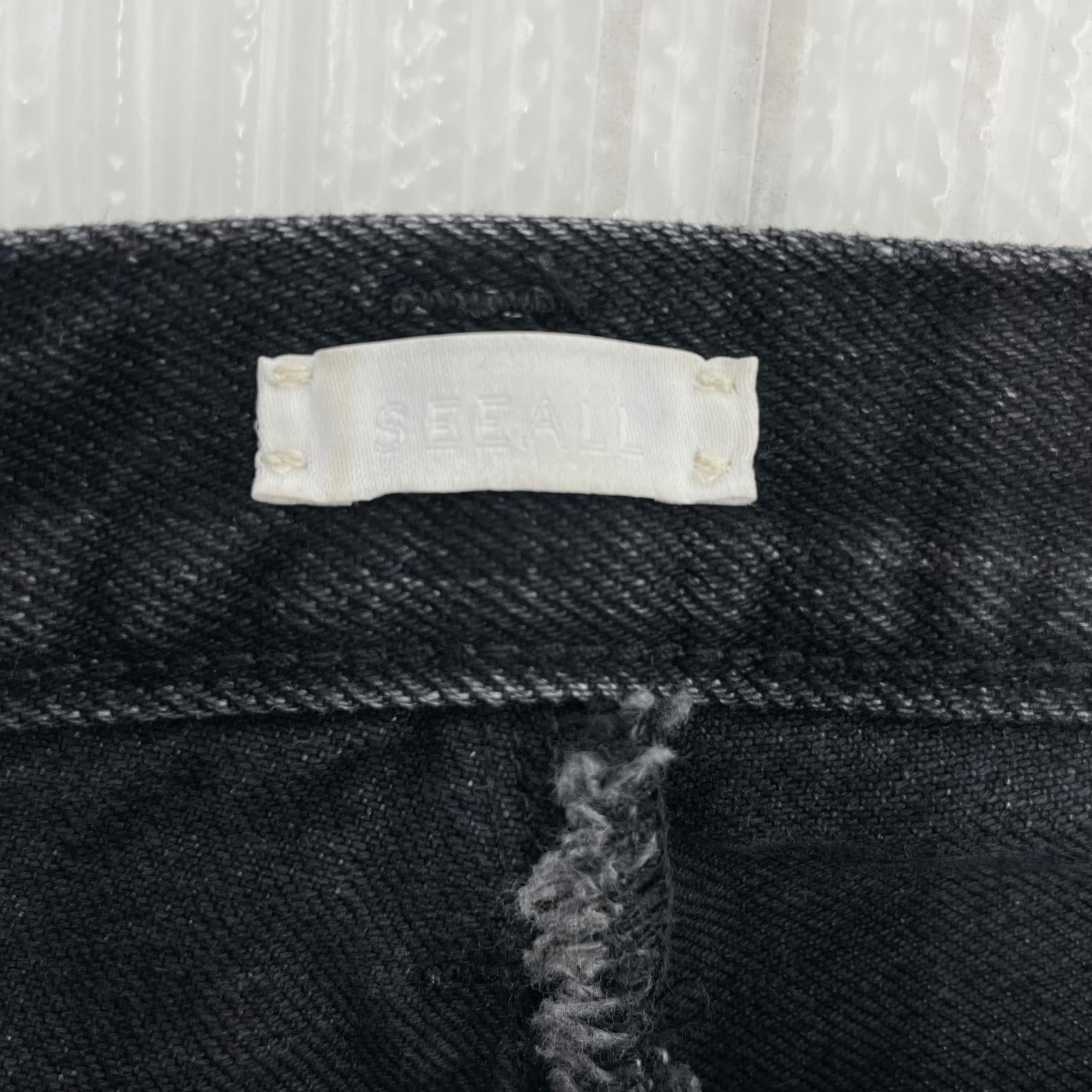 デニムパンツ CIOTA×SEEALL BLACK DENIM SAU43 CI791 黒 (3) 3 ブラック