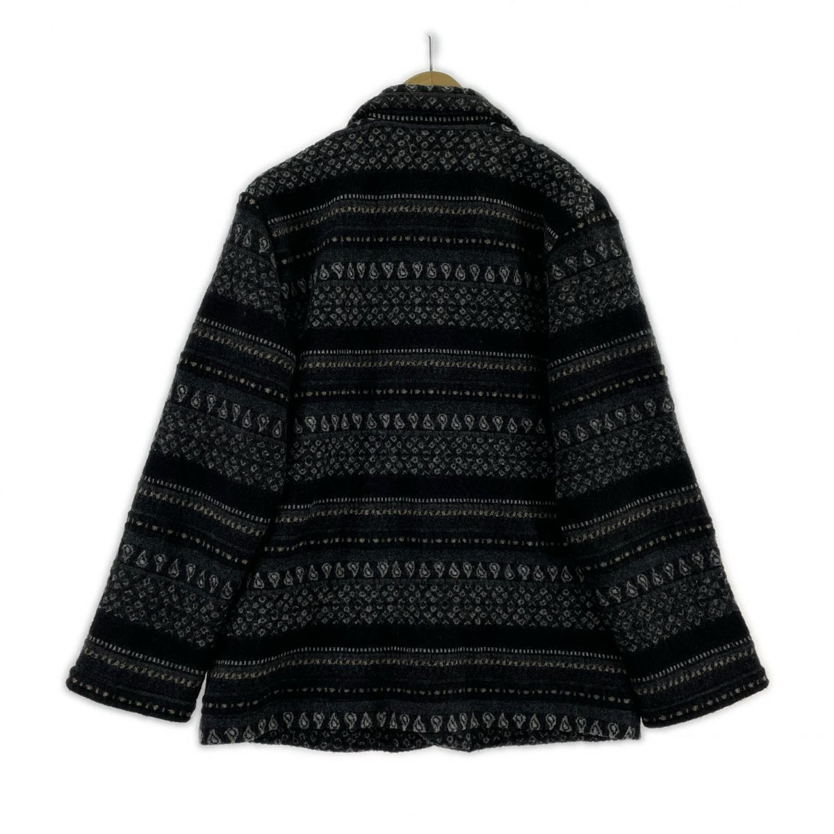 テーラードジャケット dress hippy NEW ORLEANS KNIT JACKET 黒 S ブラック