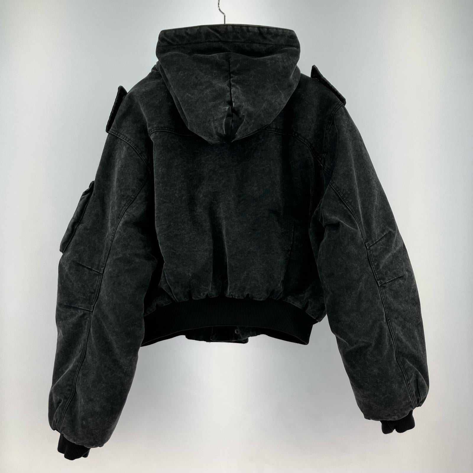 ブルゾン entire studios W2 Bomber Hooded Jacket S ブラック
