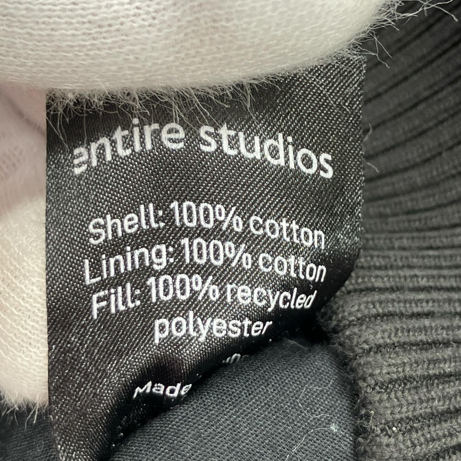 ブルゾン entire studios W2 Bomber Hooded Jacket S ブラック