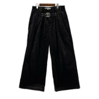 パンツ 25AW "D"Buckle Super Wide Velor Pants ブラウン