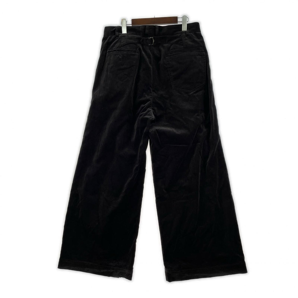 パンツ 25AW "D"Buckle Super Wide Velor Pants ブラウン