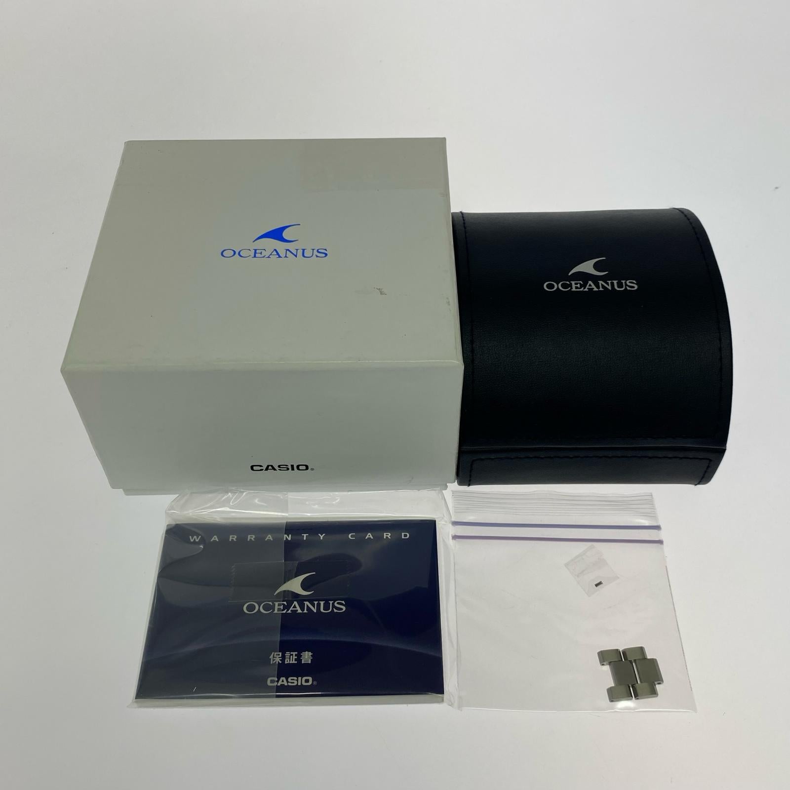 腕時計 OCEANUS/電波ソーラー/OCW-T5000-1AJF シルバー