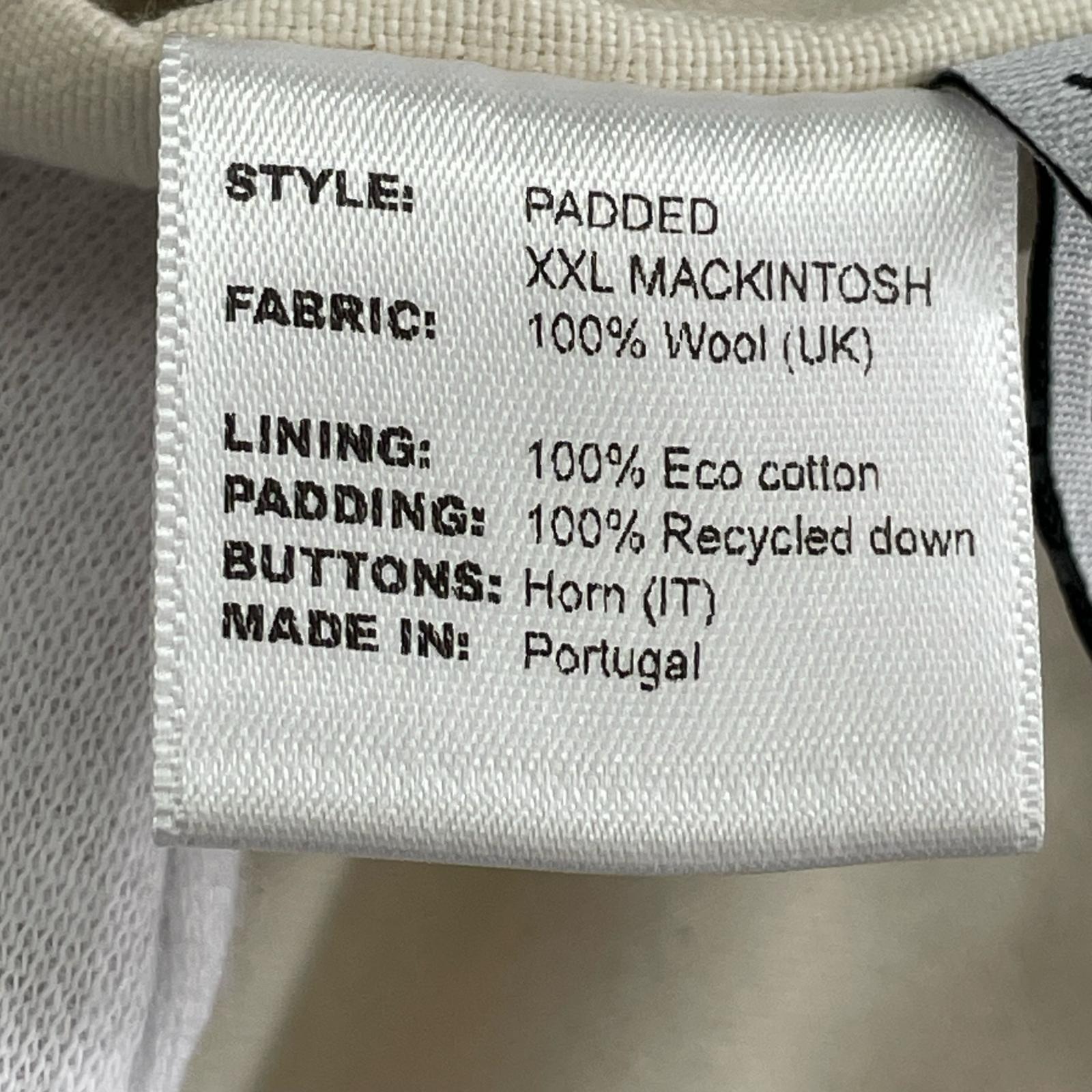 ジャケット PADDED XXL MACKINTOSH ウールダウンジャケット (XS) ブラウン