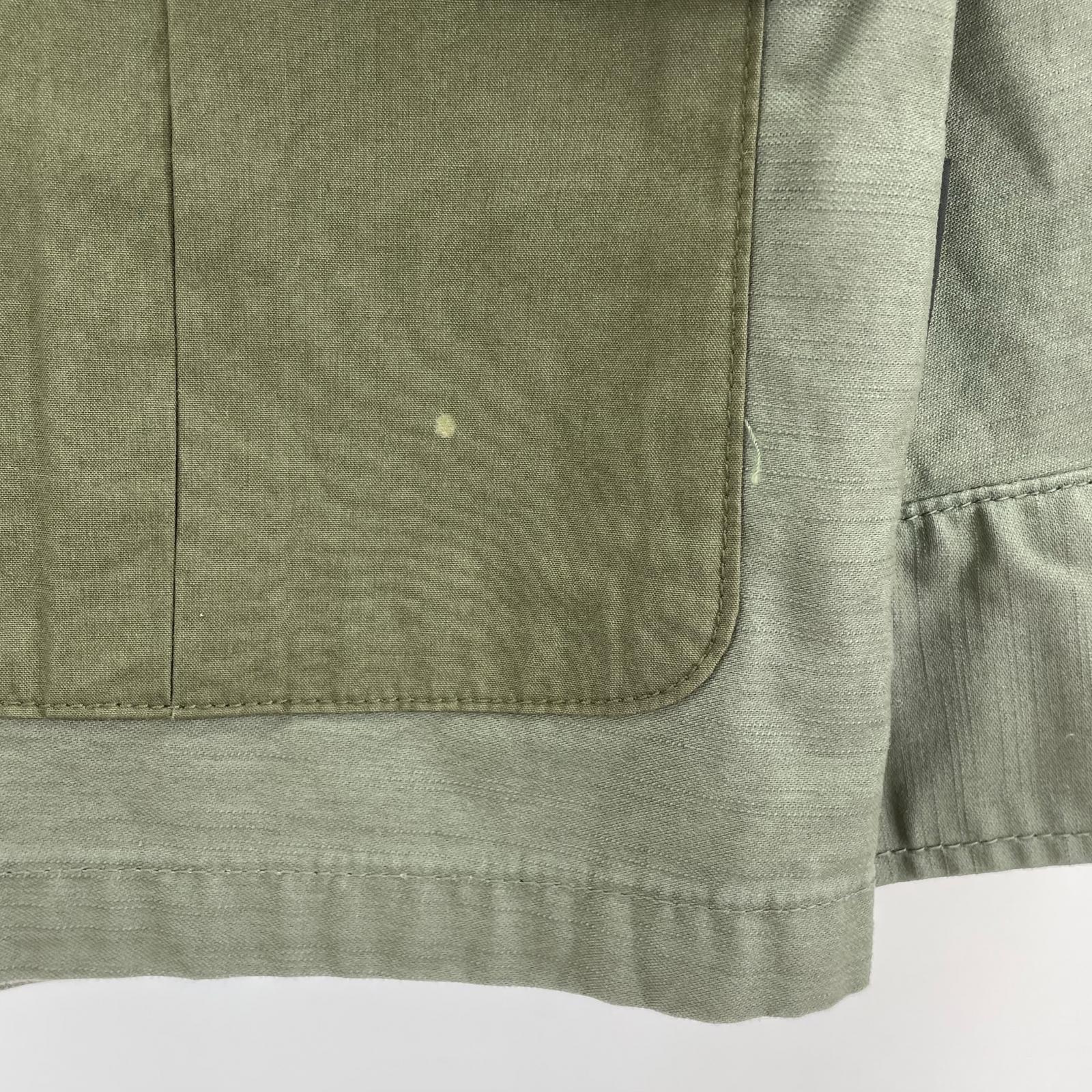 ミリタリージャケット WILDTHINGS BACK SATIN FIELD JACKET (L) カーキ L