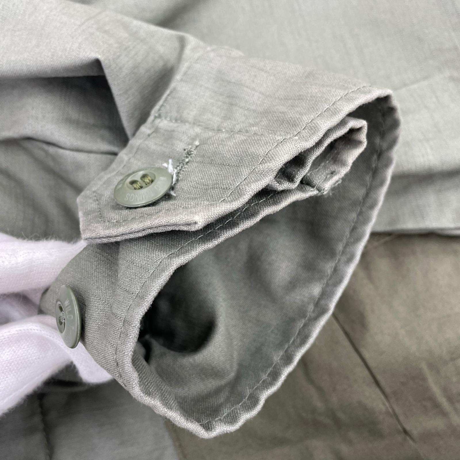 ミリタリージャケット WILDTHINGS BACK SATIN FIELD JACKET (L) カーキ L