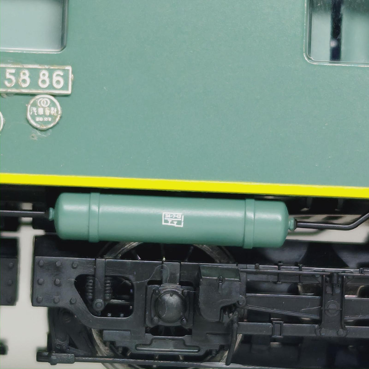 天賞堂 72020 EF58 青大将色 天賞堂 EF58形 電気機関車 小窓 青大将色 天賞堂 鉄道模型車両
